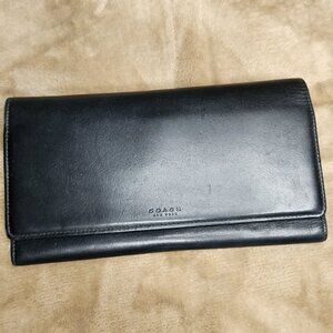 Coach Black Tri-fold Wallet, Authentic